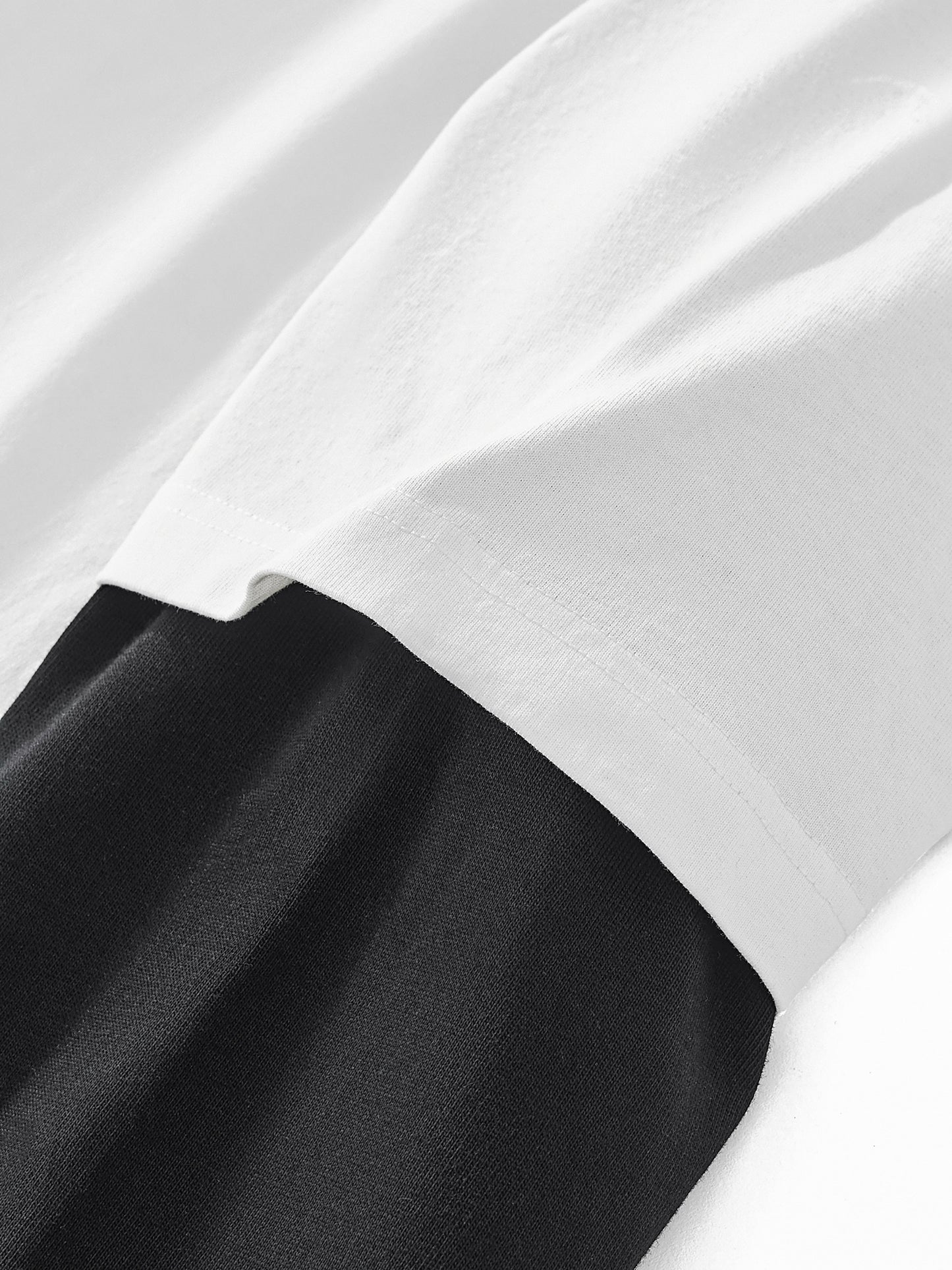 Used To Discomfort Layered Long Sleeve Shirt