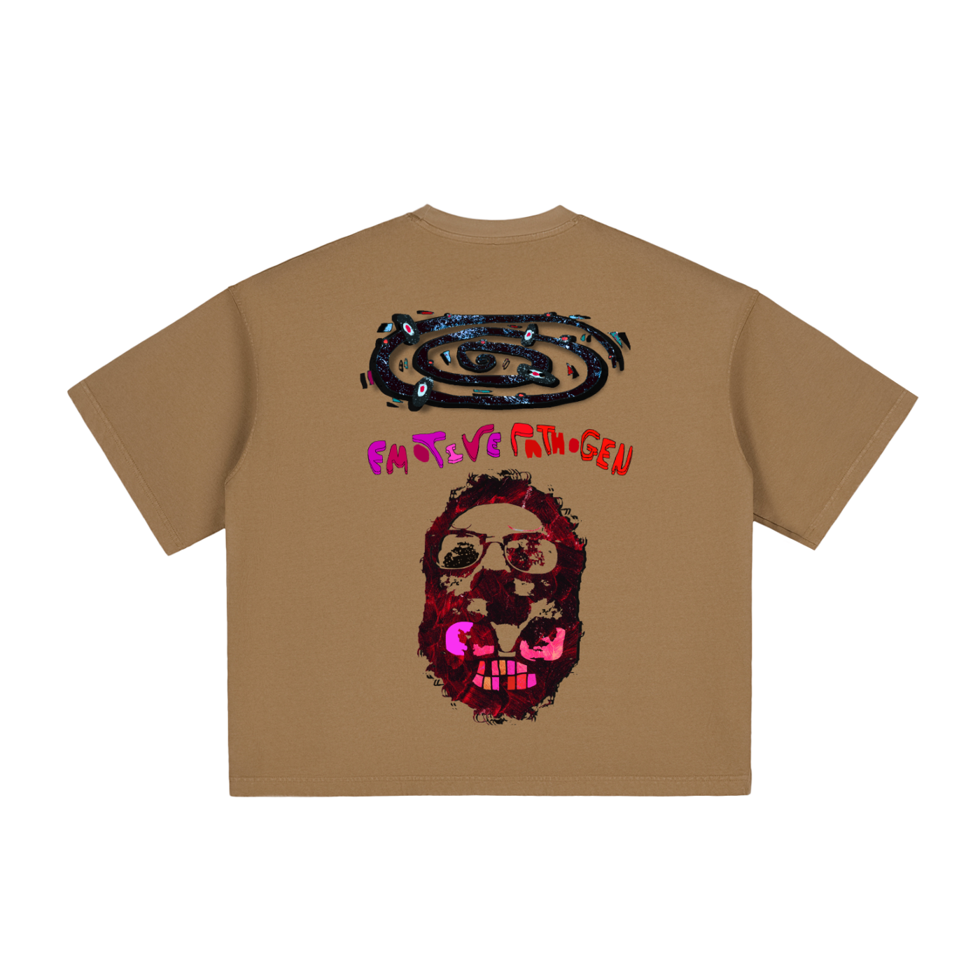 Organic Wonders: Emotive Pathogen Boxy T-Shirt