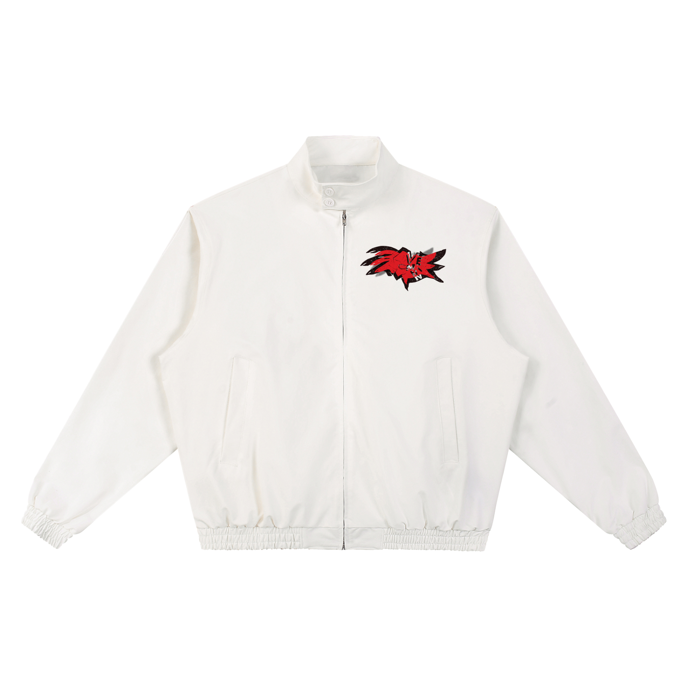 LOVEOMNI: THE LONELY MAN IN A WORLD OF LOVE Collar Bomber Jacket