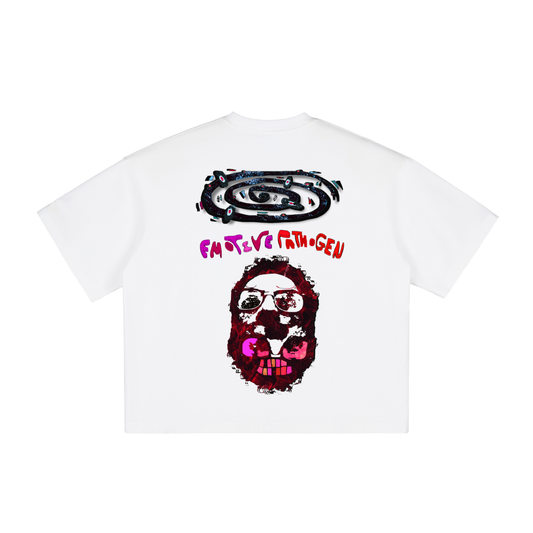 Organic Wonders: Emotive Pathogen Boxy T-Shirt