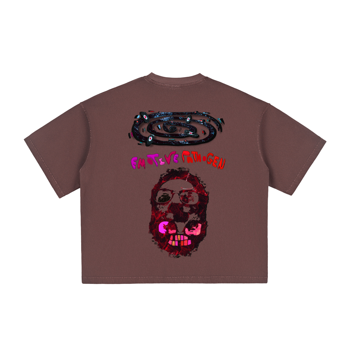 Organic Wonders: Emotive Pathogen Boxy T-Shirt