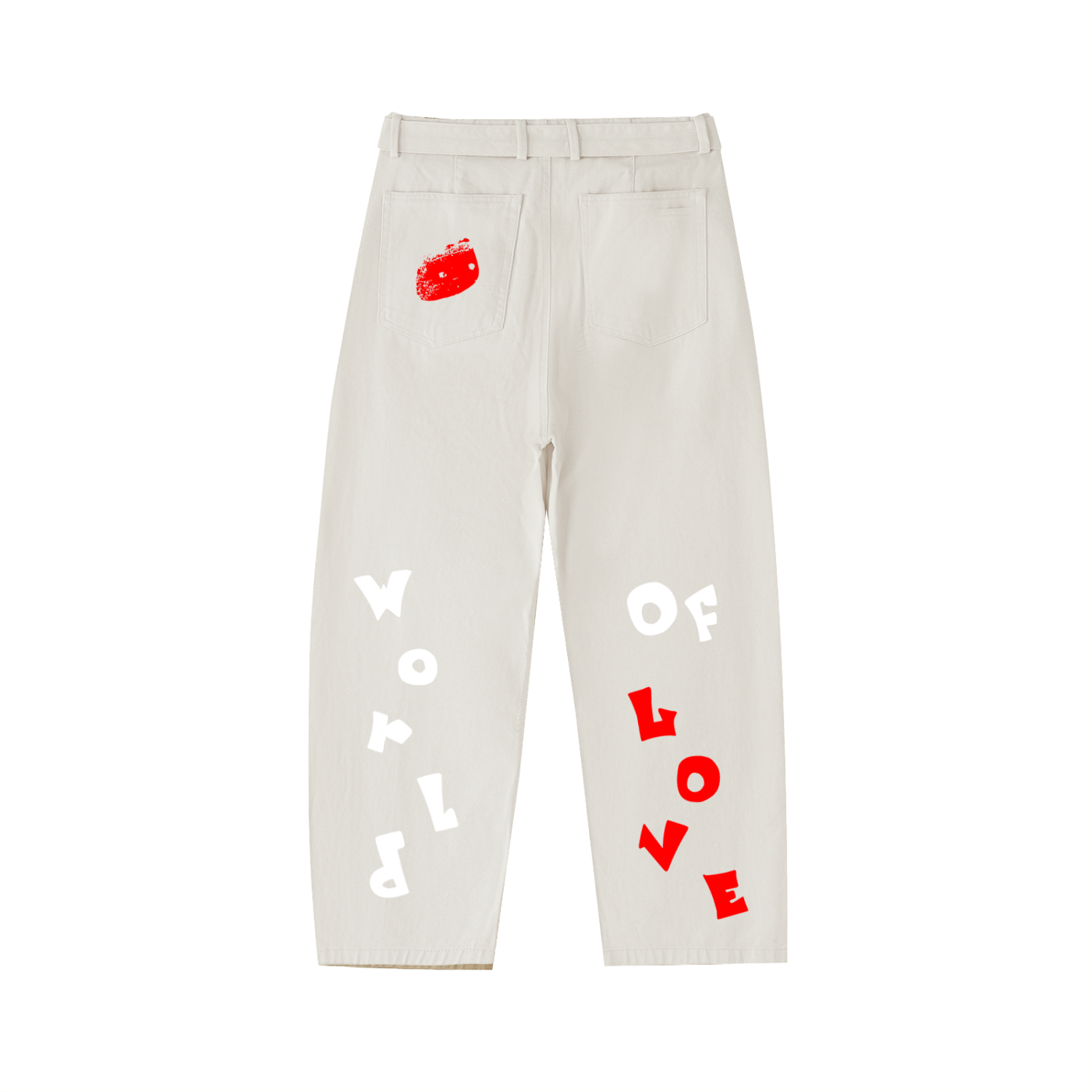 LOVEOMNI: LONELY MAN IN A WORLD OF LOVE Chinos