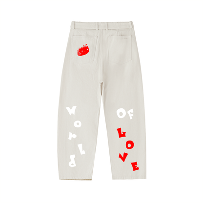 LOVEOMNI: LONELY MAN IN A WORLD OF LOVE Chinos