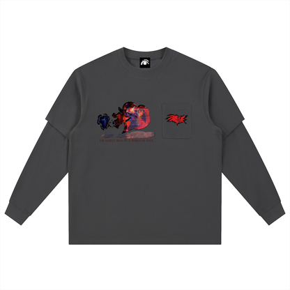 The Lonely Man In A World Of Love Long Sleeved Shirt