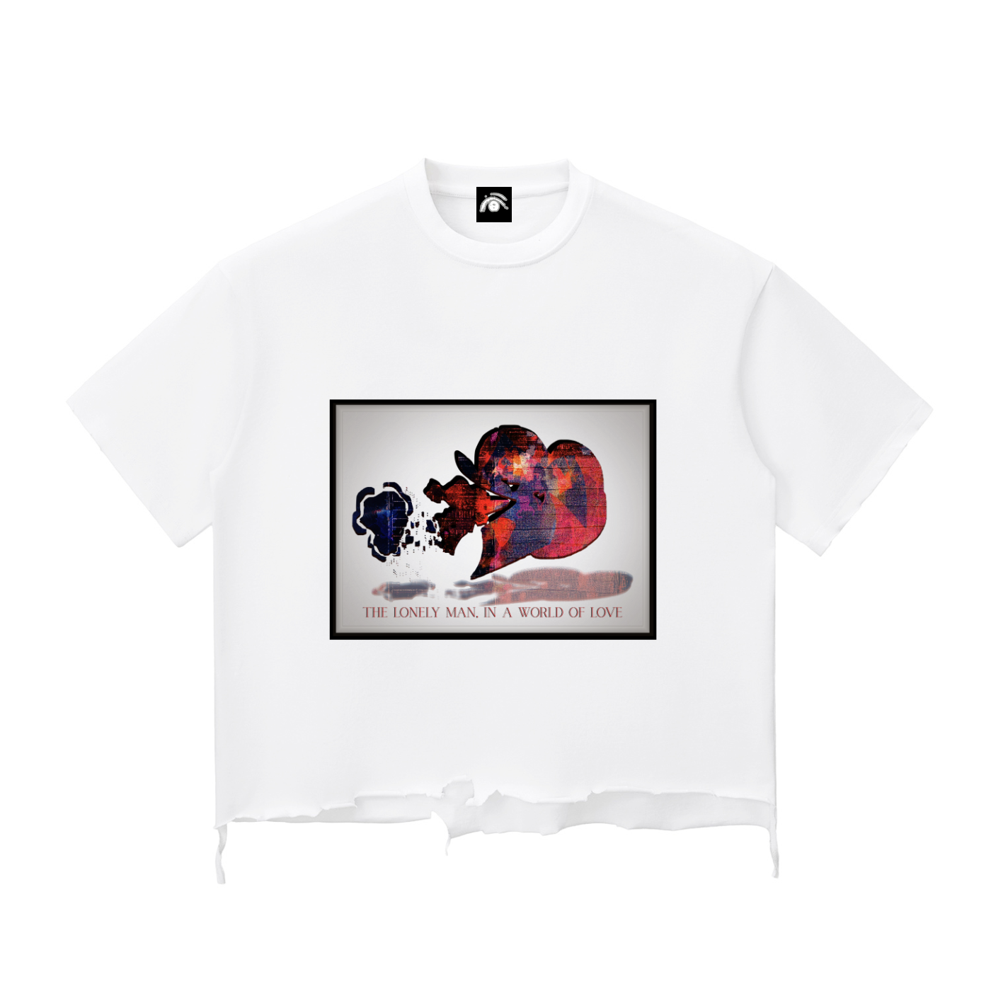 LOVEOMNI: The Lonely Man In A World Of Love Boxy T-shirt