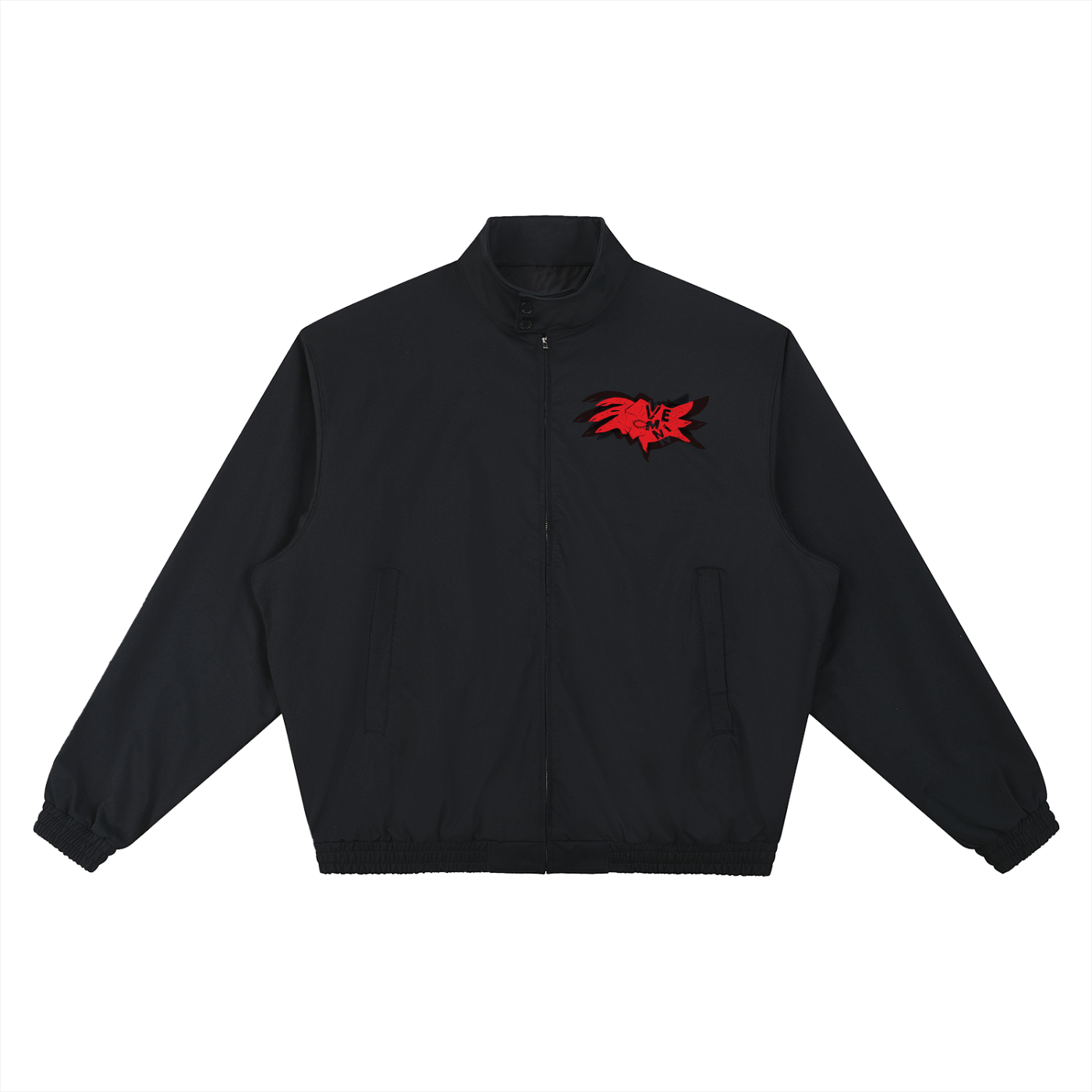 LOVEOMNI: THE LONELY MAN IN A WORLD OF LOVE Collar Bomber Jacket