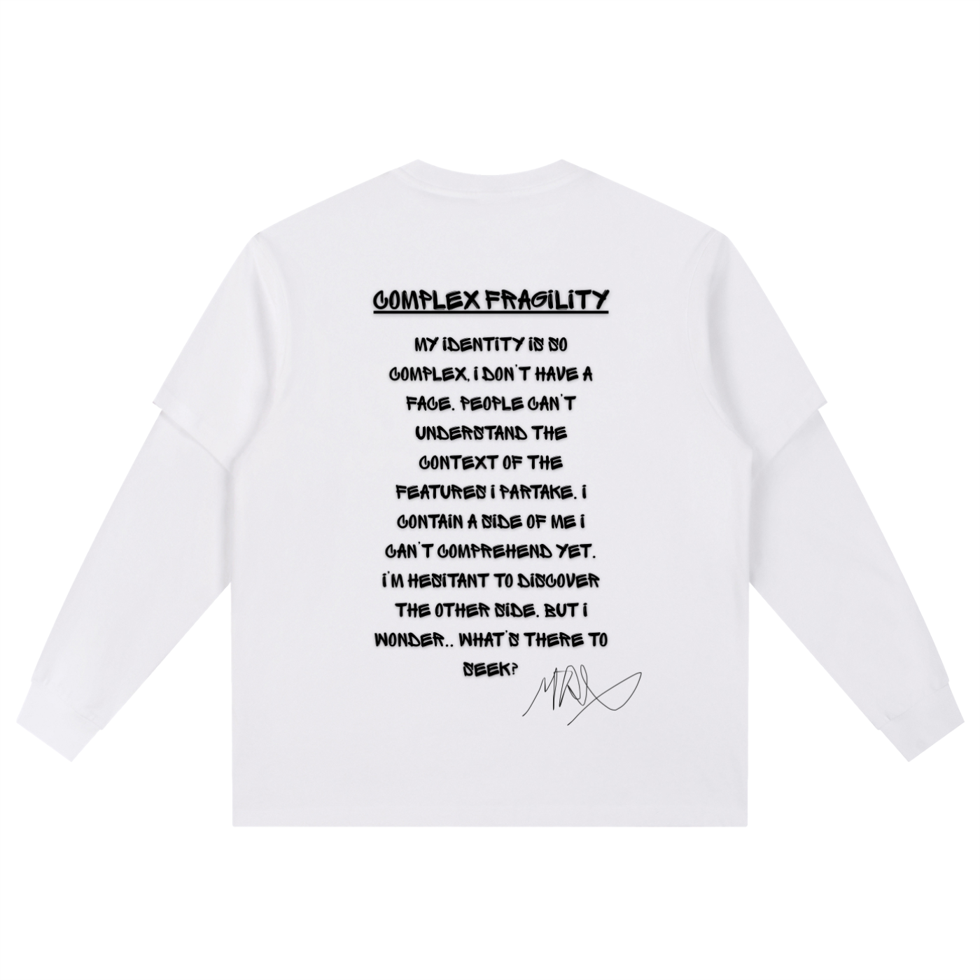 Complex Fragility Layered Long Sleeve Shirt
