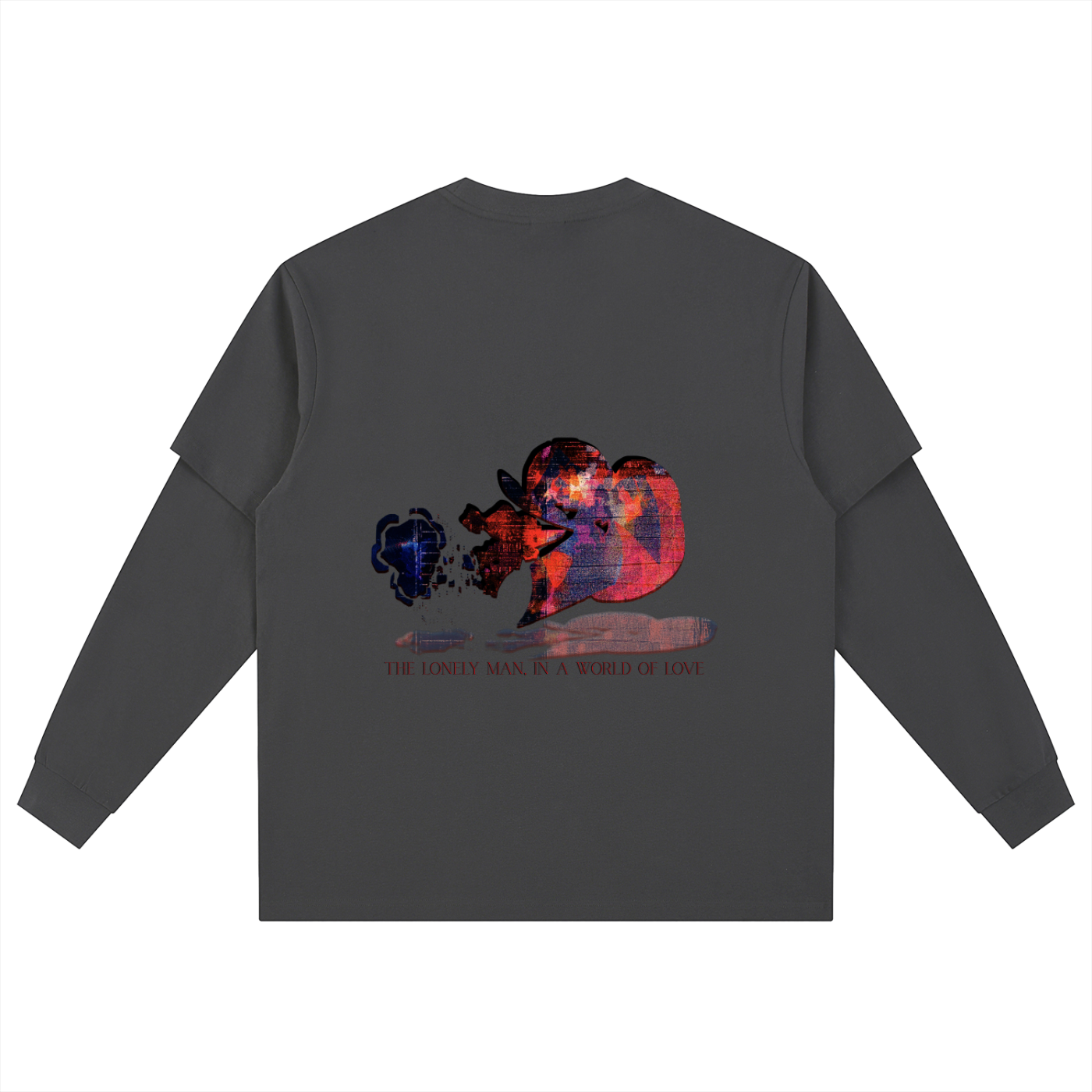 The Lonely Man In A World Of Love Long Sleeved Shirt