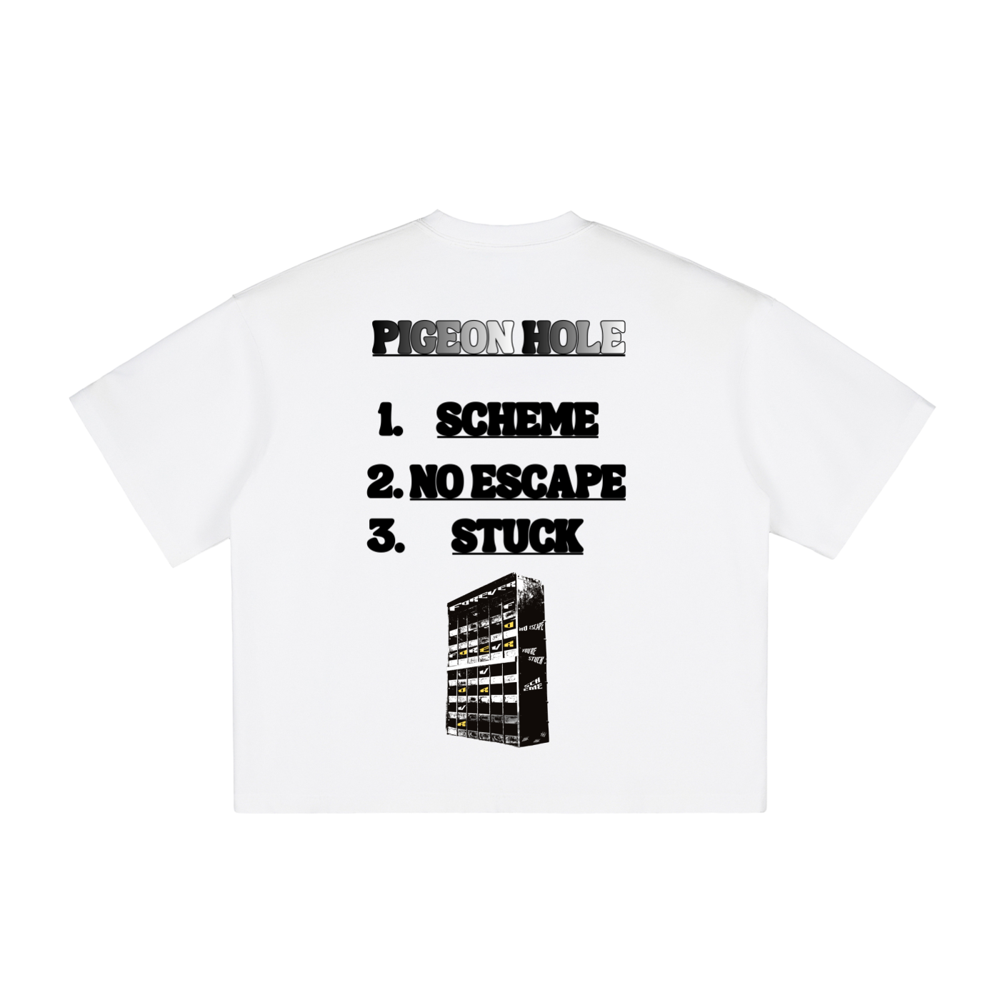 Pigeon Holed Boxy T-Shirt