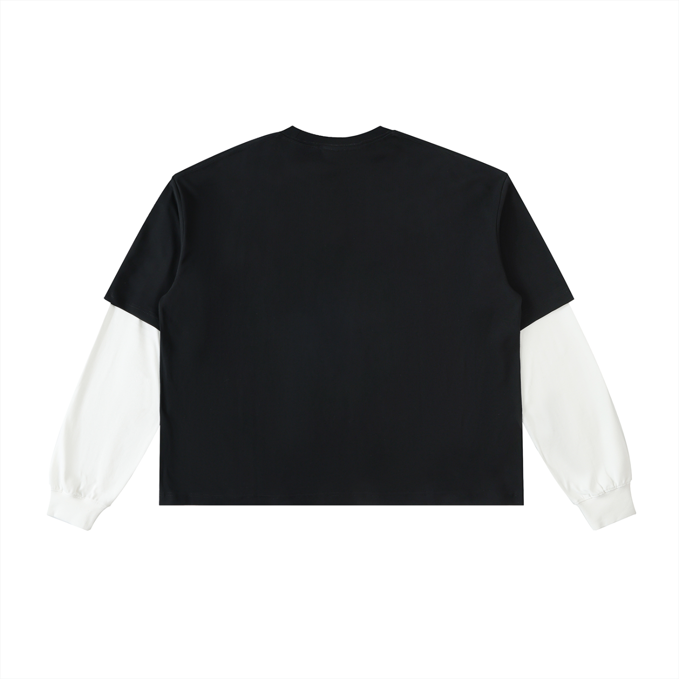 Used To Discomfort Layered Long Sleeve Shirt