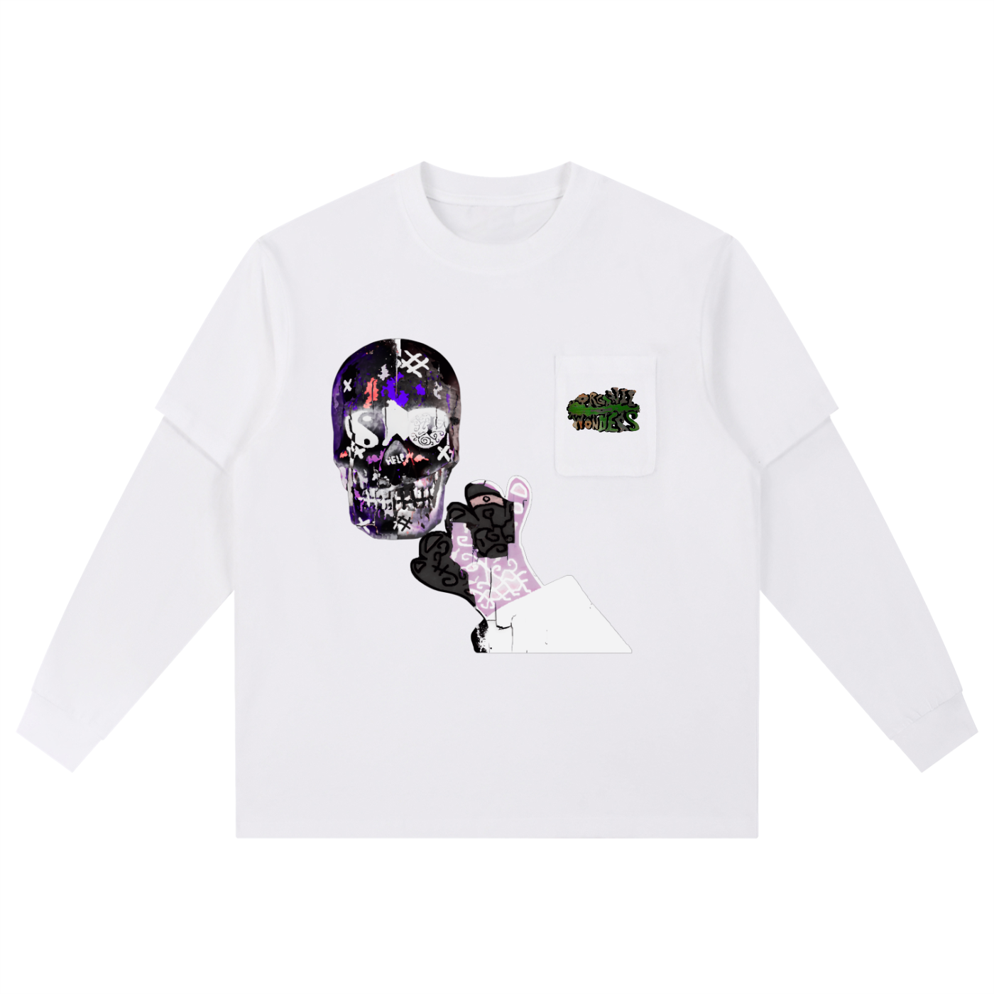 Complex Fragility Layered Long Sleeve Shirt