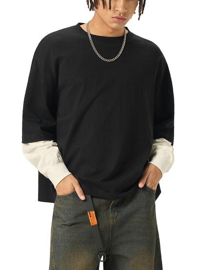 Used To Discomfort Layered Long Sleeve Shirt