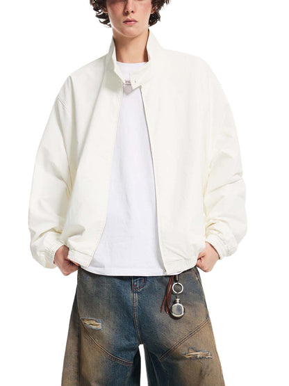 LOVEOMNI: THE LONELY MAN IN A WORLD OF LOVE Collar Bomber Jacket